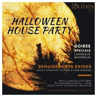 Invitation Halloween House Party 2020